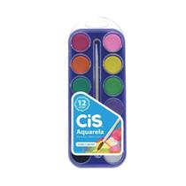Aquarela com 12 cores sertic