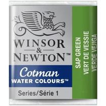 Aquarela Cotman W&N Sap Green Half Pan 599