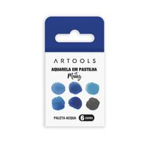 Aquarela Em Pastilha 6 Cores Artools