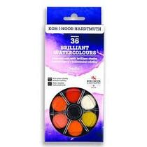 Aquarela em Pastilha C/36 Cores Brilhantes Koh-i-noor 174506-36 Aquarela em Pastilha C/36 Cores Brilhantes Koh-i-noor 174506-36