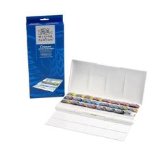 Aquarela em Pastilha Estojo C/24 Cores Winsor &amp Newton Cotman 0390084