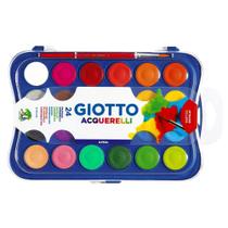Aquarela em Pastilha Giotto Intense Colors com 24 Cores