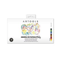 Aquarela em Pastilha Matiz Artools com 12 Cores