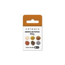 Aquarela em Pastilha Matiz Artools com 6 Cores - Tellure