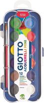 Aquarela em pastilha mini 12 cores - giotto