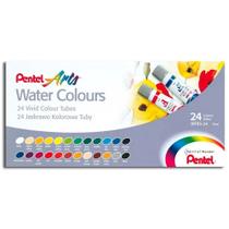 Aquarela em Tubo Pentel WFRS 24 Cores Aquarela em Tubo Pentel WFRS 24 Cores