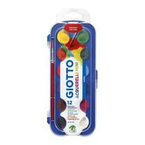 Aquarela Giotto Mini 12 Pastilhas com 1 Pincel Aquarela Giotto Mini 12 Pastilhas com 1 Pincel