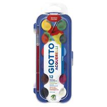 Aquarela Giotto Mini 12 Pastilhas com 1 Pincel