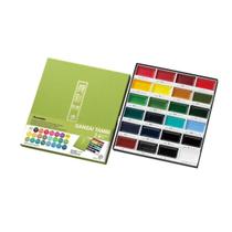 Aquarela Kuretake 24 Cores Gansai Tambi 24 Cores MC2024V