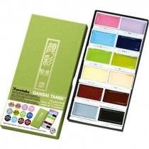 Aquarela Kuretake Gansai Tambi 12 Cores Set II Aquarela Kuretake Gansai Tambi 12 Cores Set II