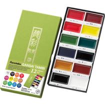 Aquarela Kuretake Gansai Tambi 12 Cores