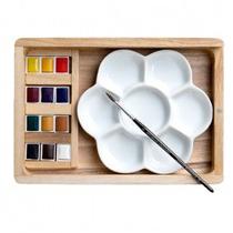 Aquarela Lefranc Bourgeois 12 Cores Coffret Natura Box Aquarela Lefranc Bourgeois 12 Cores Coffret Natura Box