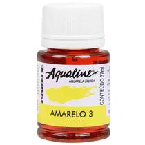 Aquarela Liquida Aqualine Corfix 03 Amarelo