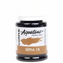 Aquarela Líquida Aqualine Corfix 37ml Sépia 18 Aquarela Líquida Aqualine Corfix 37ml Sépia 18