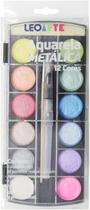 Aquarela Metalica 12 Cores Leoarte