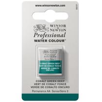 Aquarela Pastilha Profissional Winsor 185 Cobalt Green Deep