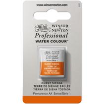 Aquarela Pastilha Profissional Winsor & Newton 074 Burnt Sienna