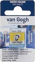 Aquarela Pastilha Talens Van Gogh 272 Transparent Yellow Medium Aquarela Pastilha Talens Van Gogh 272 Transparent Yellow Medium