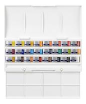 Aquarela Pastilha Winsor & Newton Cotman The Studio 24 Cores