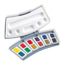 Aquarela Pelikan 12 Cores 721886 Pastilha Profissional