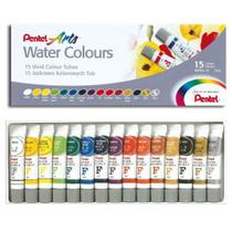 Aquarela Pentel Arts Water Colours Conjunto Com 15 Cores