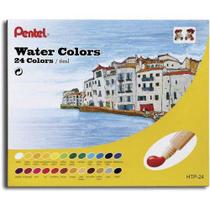 Aquarela Pentel Water Colors com 24c HTP-24 - Pentel Arts