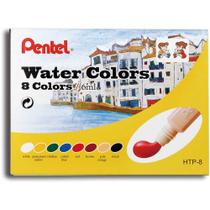 Aquarela Pentel Water Colors com 8c. PENTEL HTP-08 - Pentel Arts