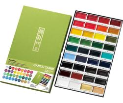 Aquarela Profissional Kuretake Gansai Tambi 36 Cores