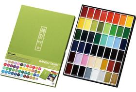 Aquarela Profissional Kuretake Gansai Tambi 48 Cores