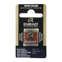 Aquarela Rembrandt Pastilha 411 Burnt Sienna