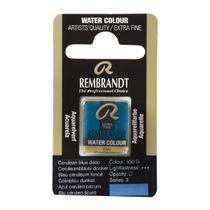 Aquarela Rembrandt Pastilha 550 Cerulean Blue Deep