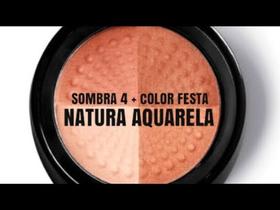 Aquarela sombra 4 color festa terc - natura