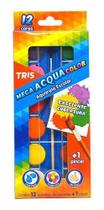 Aquarela Tris Mega Acqua Color 12 Cores + 1 Pincel