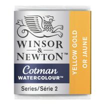 Aquarela Winsor &amp Newton Cotman Pastilha 088 Yellow Gold 0301088 1 ed