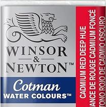 Aquarela Winsor & Newton Cotman Pastilha 098 Cadmium Red Deep Hue 0301098 Aquarela Winsor & Newton Cotman Pastilha 098 Cadmium Red Deep Hue 0301098