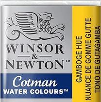 Aquarela Winsor & Newton Cotman Pastilha 266 Gamboge Hue 0301266 Aquarela Winsor & Newton Cotman Pastilha 266 Gamboge Hue 0301266