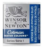 Aquarela Winsor & Newton Cotman Pastilha 327 Intense Blue 0301327 Aquarela Winsor & Newton Cotman Pastilha 327 Intense Blue 0301327