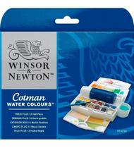 Aquarela Winsor & Newton 12 Cores Cotman Field Plus