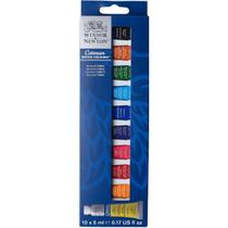 Aquarela Winsor & Newton Cotman 5ml 10 Cores Aquarela Winsor & Newton Cotman 5ml 10 Cores