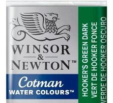 Aquarela Winsor & Newton Cotman Pastilha 312 Hookers Green D Aquarela Winsor & Newton Cotman Pastilha 312 Hookers Green D