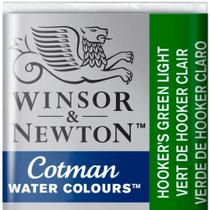 Aquarela Winsor & Newton Cotman Pastilha 314 Hookers Green Light Aquarela Winsor & Newton Cotman Pastilha 314 Hookers Green Light