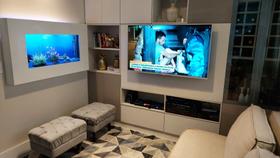 Aquario de Parede Life Decor Decoração de Sala Aquario de Parede Life Decor Decoração de Sala