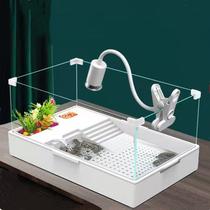 Aquário Turtle Tank Geegoods Terrapin Lake com bomba de água Aquário Turtle Tank Geegoods Terrapin Lake com bomba de água