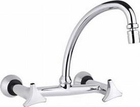 Aquarius Cromado Misturador De Cozinha Parede 1258-A Fabrimar Aquarius Cromado Misturador De Cozinha Parede 1258-A Fabrimar