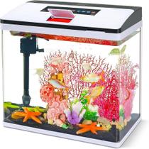 Aquatank Aquario Completo Com Led Termometro Af-465 38l 127v