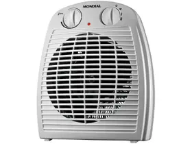 Aquecedor A Ar Mondial Cinza e Branco 2000W A-08 Aquecedor A Ar Mondial Cinza e Branco 2000W A-08