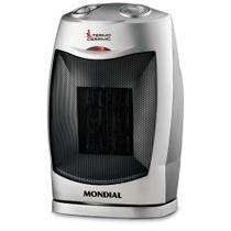 Aquecedor a Ar Mondial Termo Ceramic A-05 Portátil 1500W Preto/Prata 220V