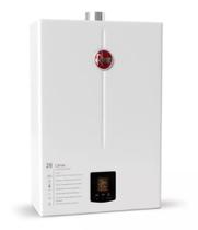 Aquecedor Á Gás 26 Litros Rheem Digital Prestige Gás GN Cor Branco 127V/220V Aquecedor Á Gás 26 Litros Rheem Digital Prestige Gás GN Cor Branco 127V/220V