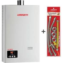 Aquecedor A Gás Agua LZ1600D GN Lorenzetti +Kit Instalação