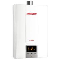 Aquecedor a Gás Botijão GLP LZ 1600 15 Litros Branco Digital Bivolt Aquecedor de Água Lorenzetti